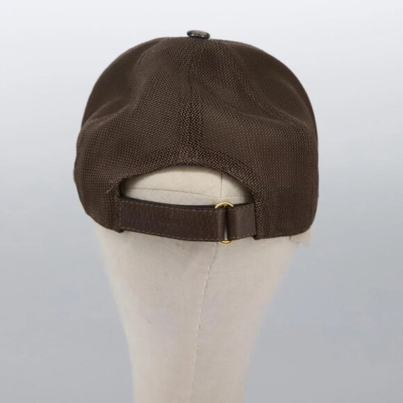 GUCCI GG Supreme Strawberry baseball Cap PVC XL Beige 700665 Auth am7681V - Picture 13 of 16